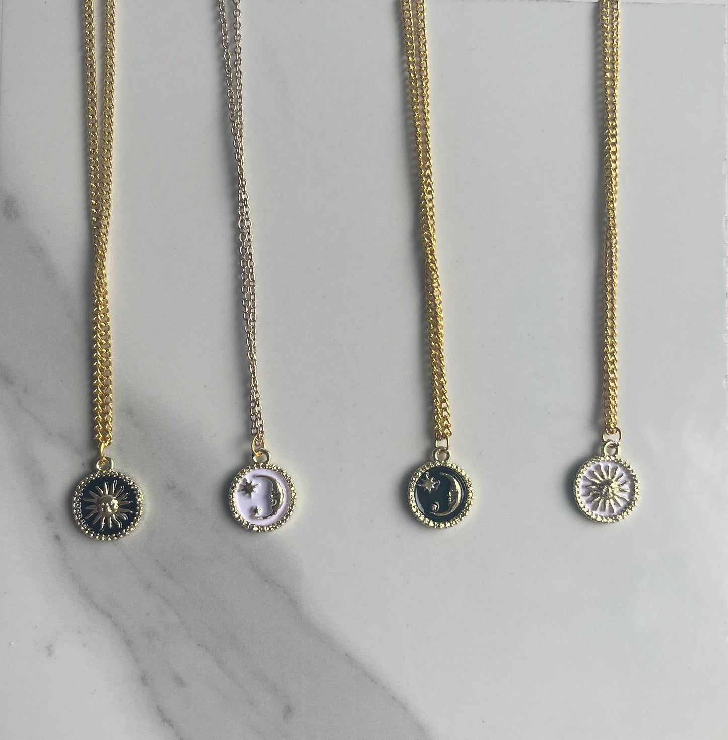 Moon & Sun Necklaces
