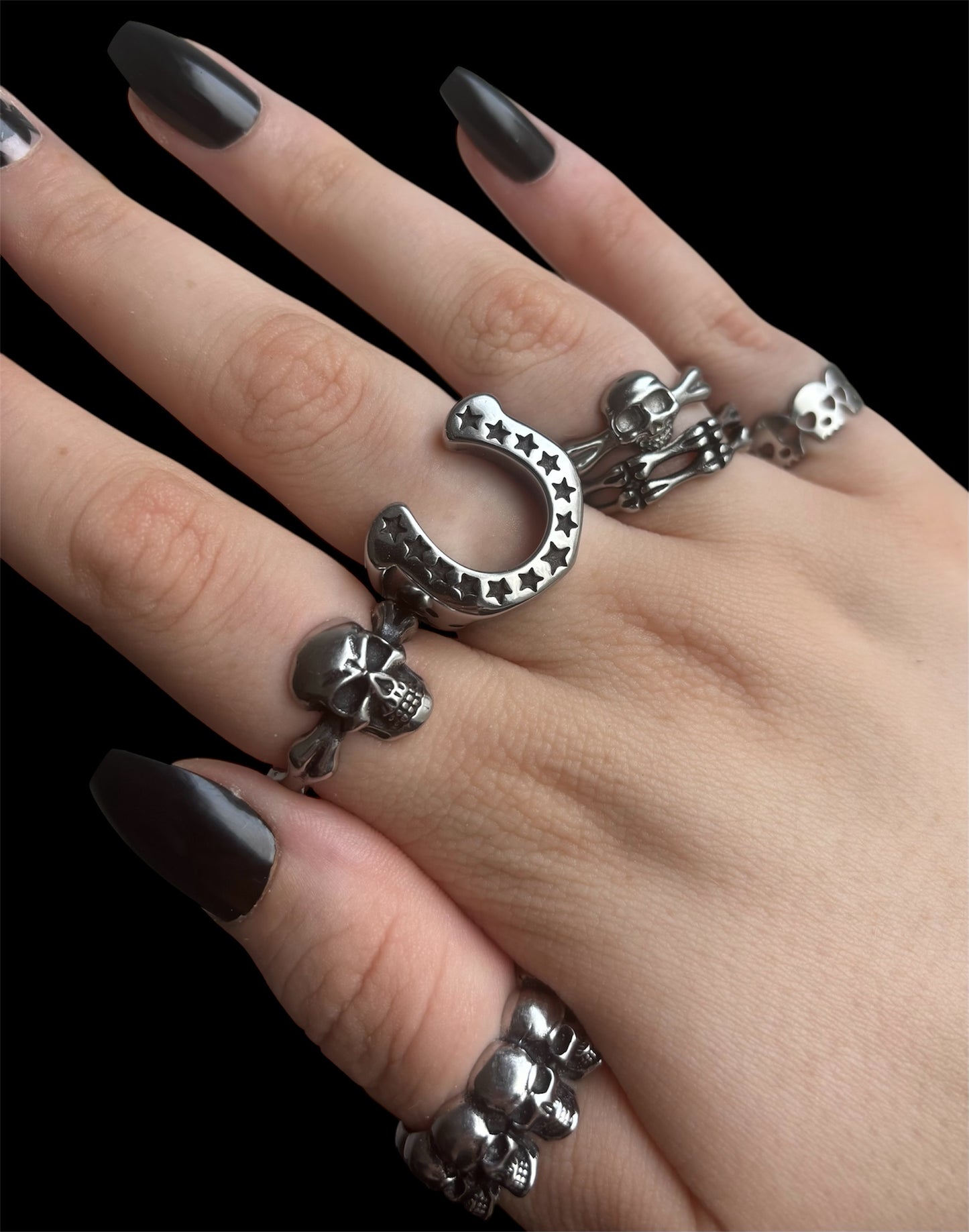 Brain Case Stainless Steel Ring