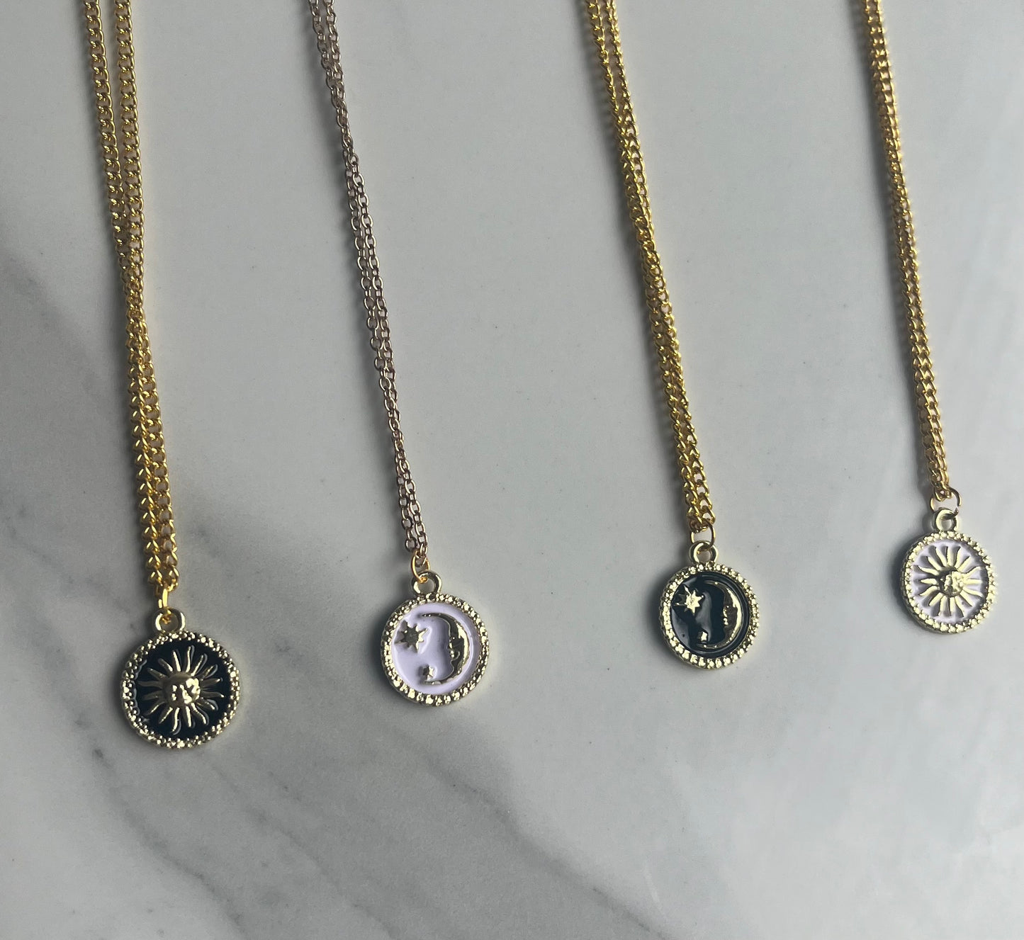 Moon & Sun Necklaces