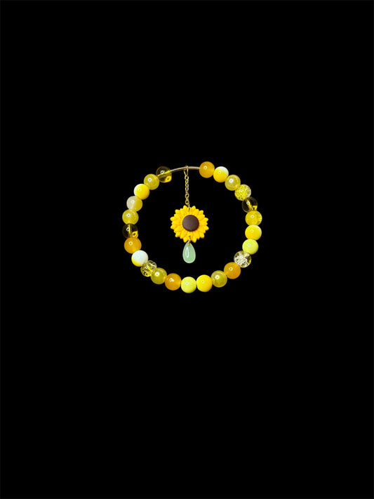 Sunflower Beaded Decoration