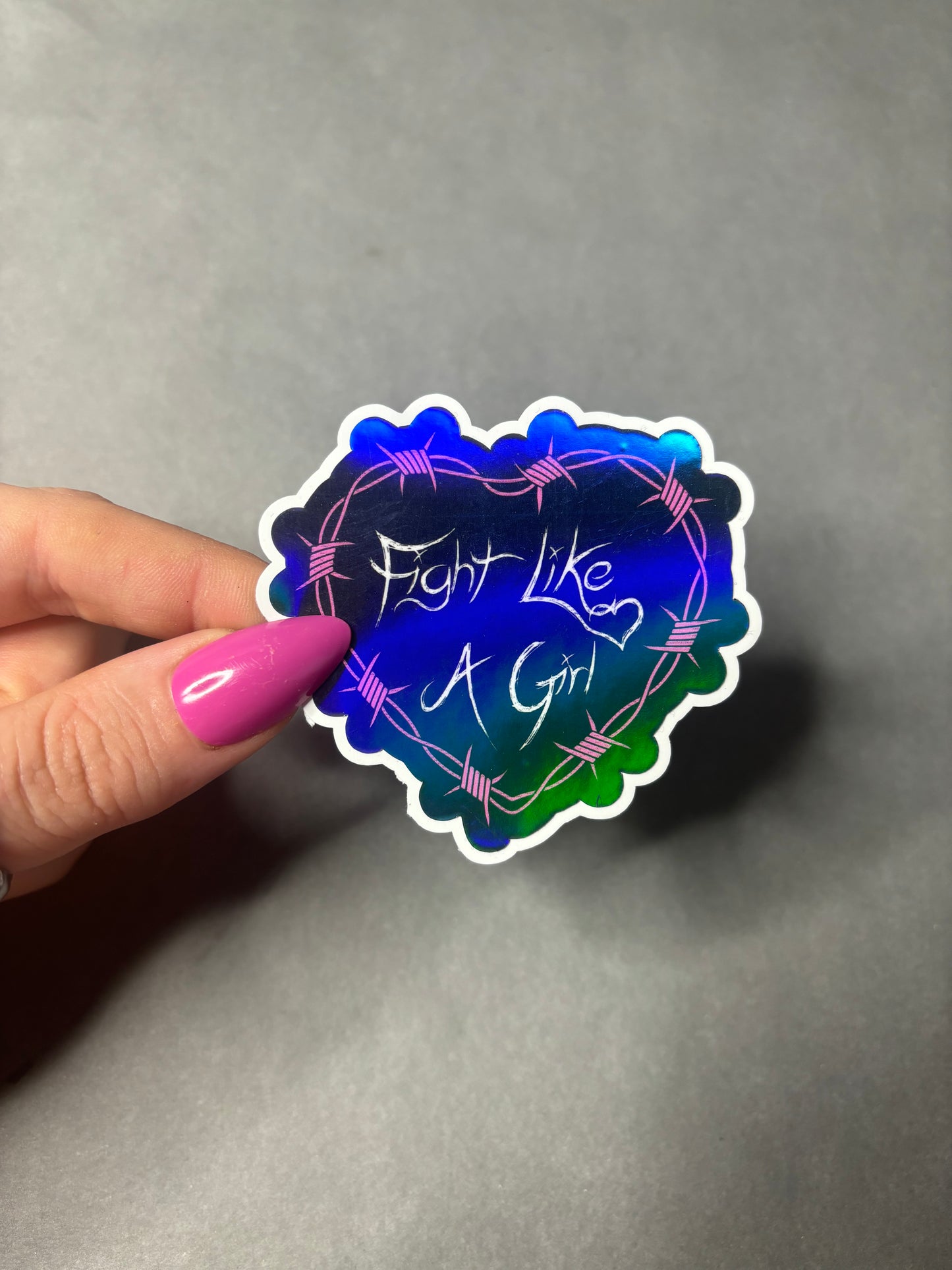 Fight Like A Girl Sticker