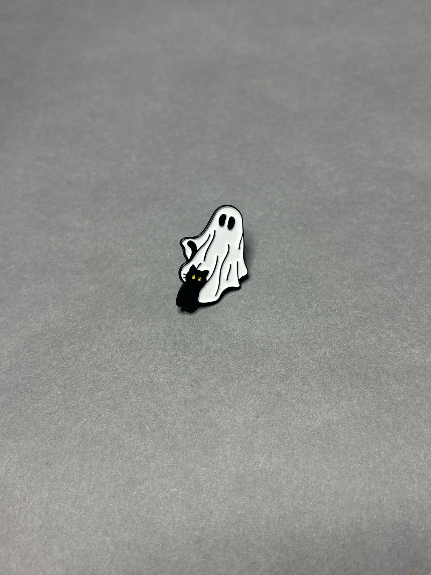 Ghost with Cat Badge