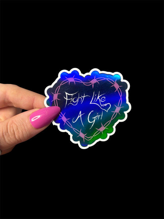 Fight Like A Girl Sticker