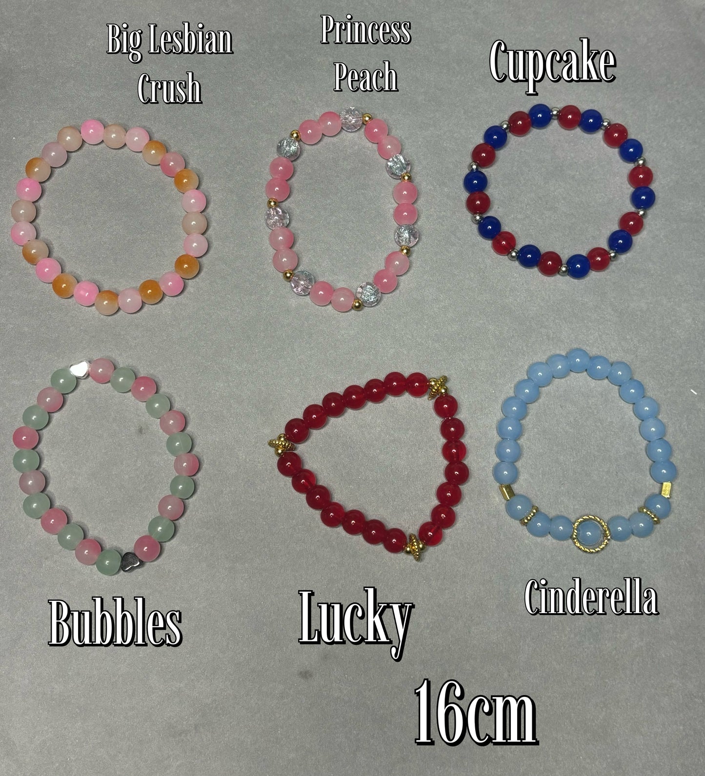 Beaded Bracelets - 16cm