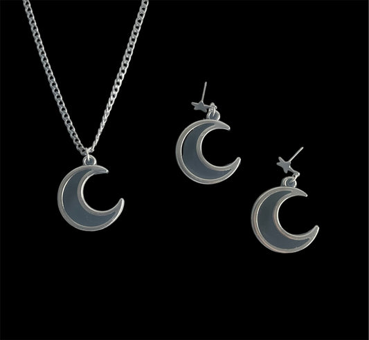 Hex Polymerclay Earrings & Necklace